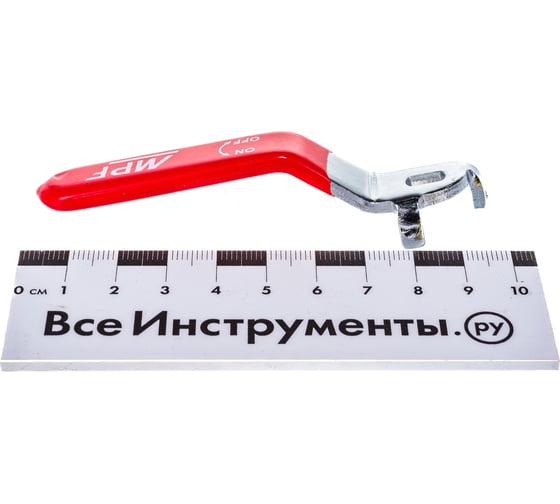 Длинная усиленная ручка для крана MPF 1/2"-3/4", прорезиненная ИС.131178