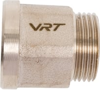 Переходник VRT 3/4'' вн/нар никель L25мм 550966