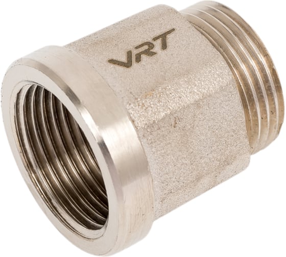 Переходник VRT 3/4'' вн/нар никель L25мм 550966