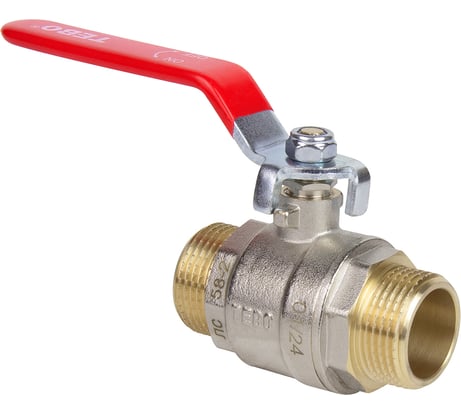 Кран шаровой TEBO полный проход НАР/НАР 1/2" ручка T-КШ.303.12.КР.CN