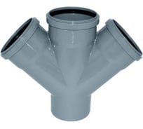 Канализационная крестовина АТЛАС ПЛАСТ 45 град DN 110х110х110 SCE045000110