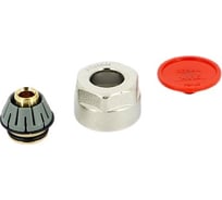 Соединитель Rehau В 17х2 никелированная сталь, ЕК для труб S, обжимной 250607