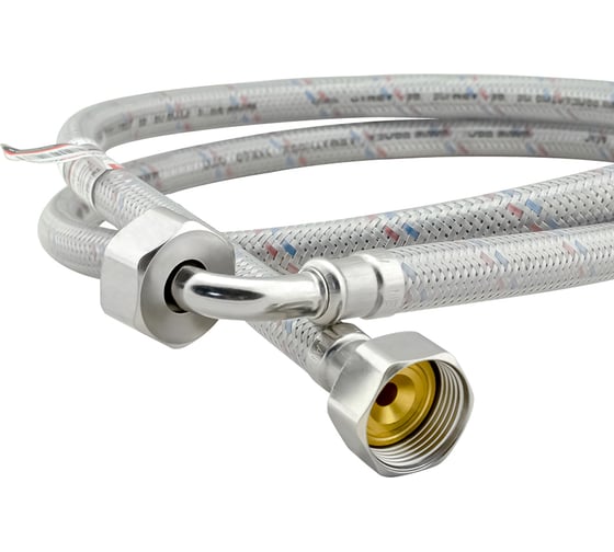Подводка для стиральных машин угловая PROFACTOR LUXE в/в 3/4" - 150см PF WFH 591.150
