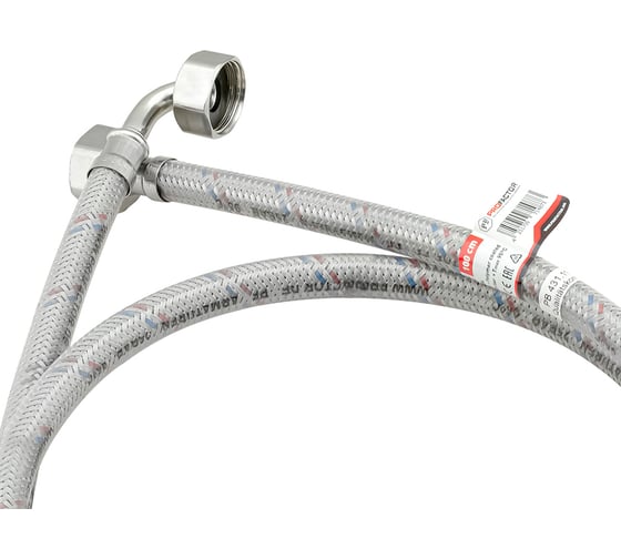 Подводка для стиральных машин угловая PROFACTOR LUXE в/в 3/4" - 100см PF WFH 591.100