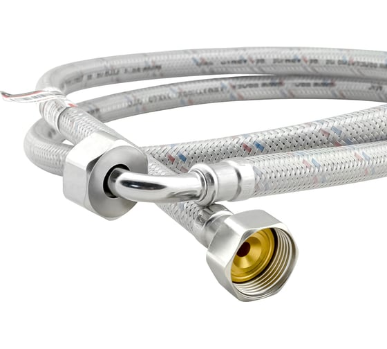 Подводка для стиральных машин угловая PROFACTOR LUXE в/в 3/4" - 100см PF WFH 591.100