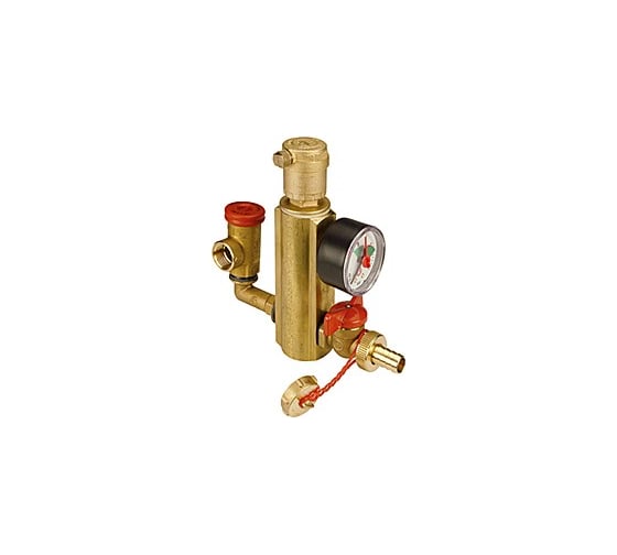 Группа безопасности котла Giacomini R554E 1 3 бар со сливом R554EY001 117-6708