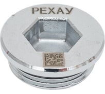 Заглушка для коллектора РЕХАУ с наружной резьбой 3/4 MX хром 11077551001