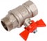 Кран шаровой Valfex N/P59 бирка для воды, 3/4" ВР/НР, ручка-бабочка, латунный, никелированный 11Б27фт1М(72/18) VF.218.NB1.034.N/P59.Bir 2