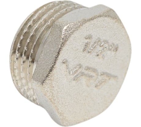 Заглушка VRT 1/2'' наружная, никель 550952