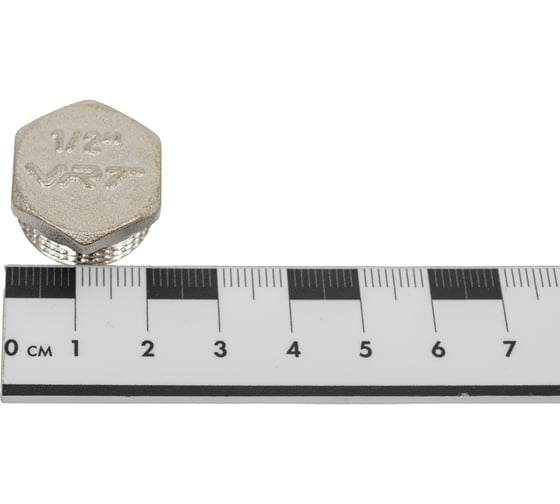Заглушка VRT 1/2'' наружная, никель 550952