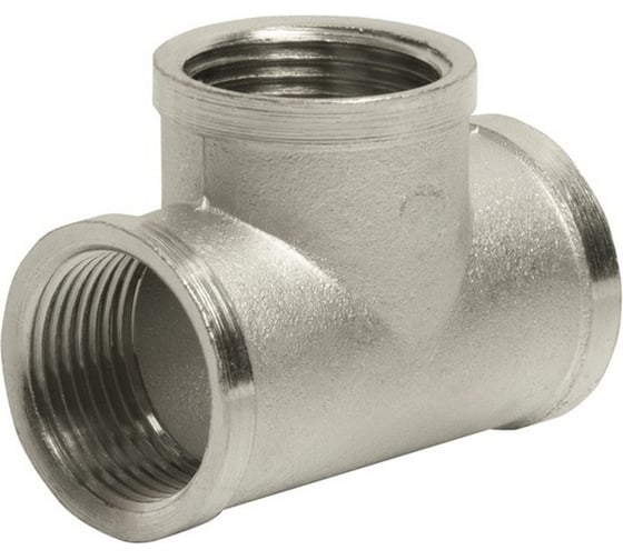 Тройник VRT 1 1/4'' вн/вн/вн никель 550972 1