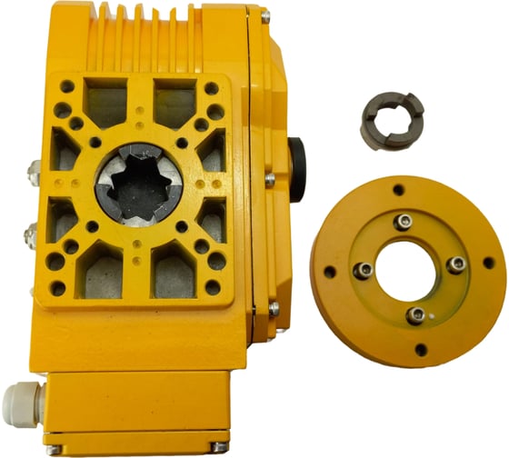 Электропривод для запорной арматуры TECHNO MP100-DF/230V, 100Nm, многооборотный, управление открыто/закрыто, напряжение АС220B, вес 6кг. 100420