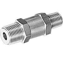 Обратный клапан Hy-Lok серии cv700 из нержавеющей стали s316 , npt 1/4 наруж-npt 1/4 наруж CV1-M-4N-1/3