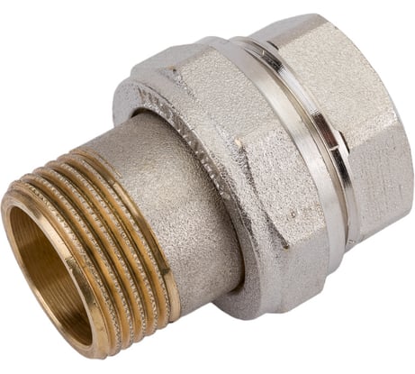 Соединитель ITAP прямой, никелированный, "американка", 1 161 1'