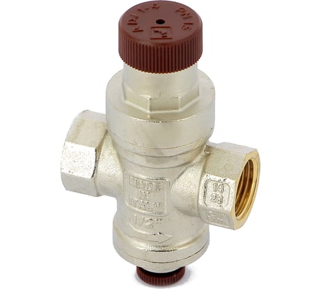 Редуктор давления ITAP Minibrass с подсоединением для манометра 1/4", 1/2 ART 361 "MINIBRASS"