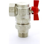 Шаровой кран ITAP угловой, с накидной гайкой, полнопроходной, бабочка, 1 298 1'