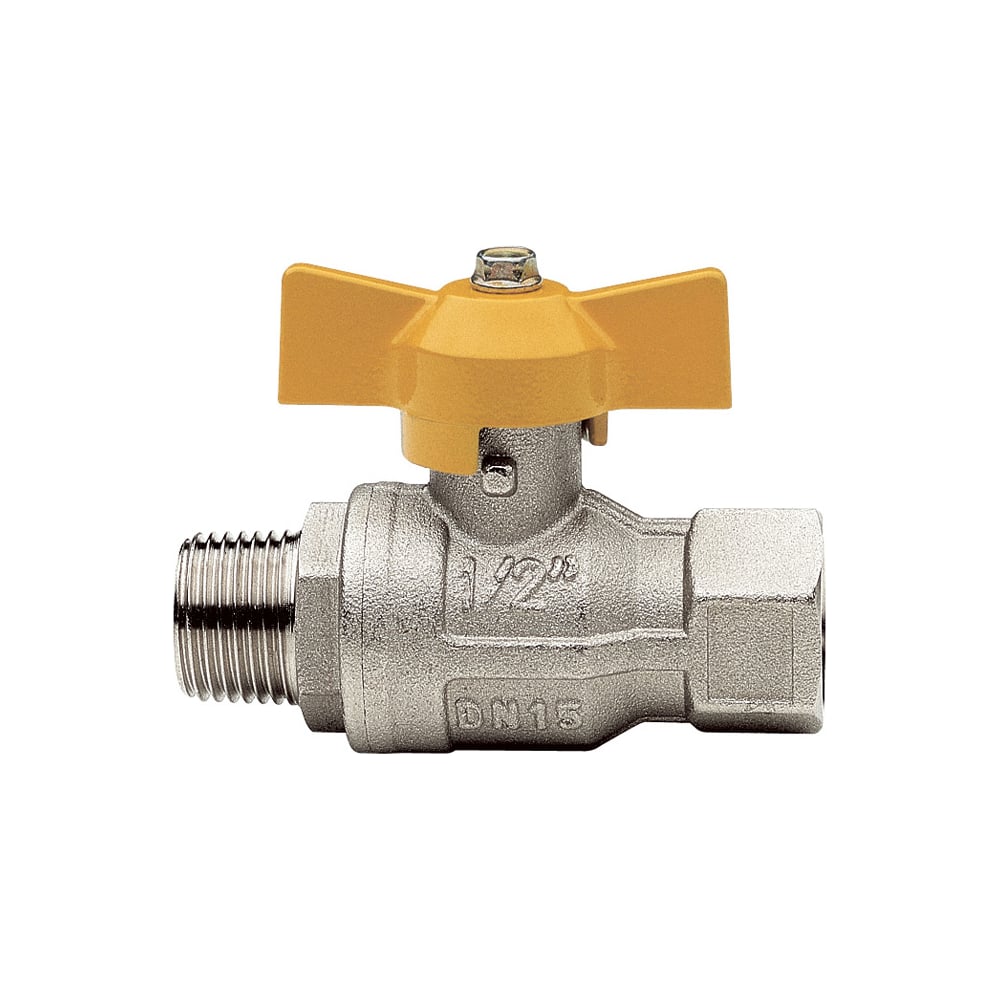 Шаровой кран для газа ITAP муфтовый, полнопроходной, бабочка, 1/2 ART ...