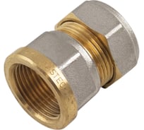 Муфта Tiemme обжим, В, 15х3/4, никелированный 1000125