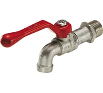 Шаровой кран Tiemme садовый, Н, 1/2, без штуцера, ручка 2500019