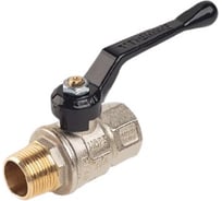 Кран Tiemme НВ 1 1/4 ручка черная 2200055