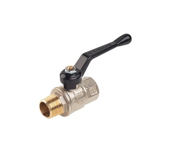 Кран Tiemme НВ 1 1/2 ручка черная 2200050
