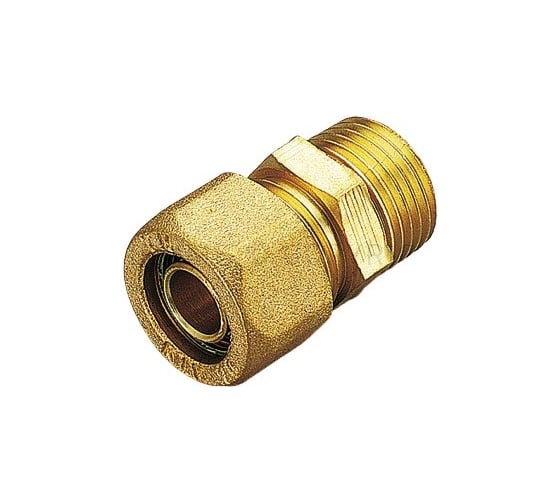 Муфта обжимная Tiemme Н 16х3/4 для PEX 1400070