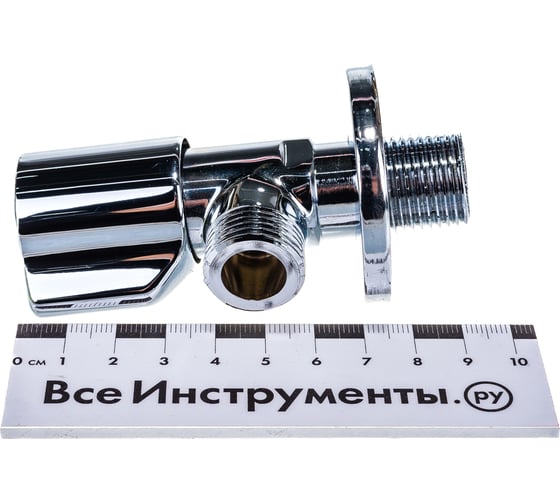 Кран угловой Elghansa 1/2, с ABS рукоятью RoundLine VK-042