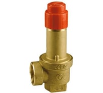 Предохранительный клапан Giacomini R140 пружинный, угловой, латунь 117-5327