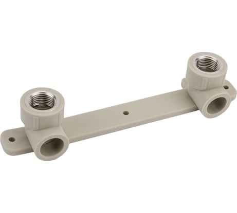 Монтажная планка VALFEX PP-R, серая, Дн20х1/2" ВР 10124020Г 127-0496