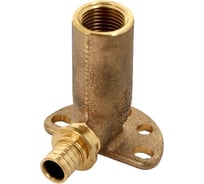 Водорозетка надвижная Rehau В 16x1/2 h 70 мм бронза RX 366314