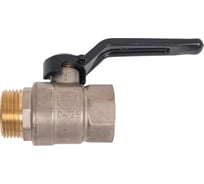 Шаровой кран LD Pride латунь, никель, Ду 25, Ру40, ВР/НР, полнопроходной, рычаг 007-9930 537127