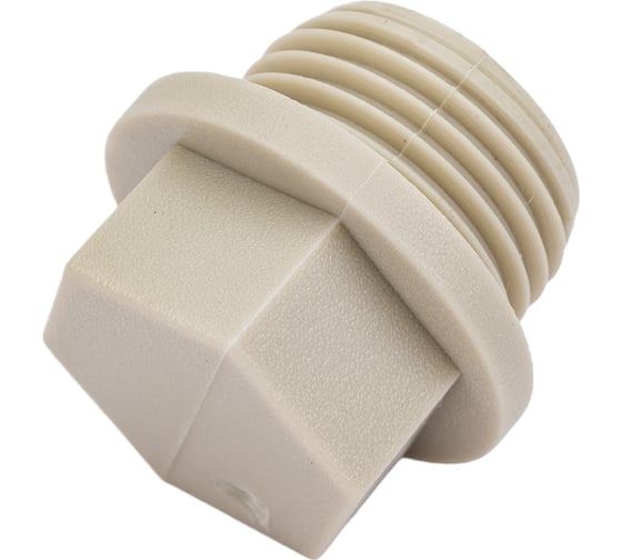 Заглушка-пробка VALFEX PP-R, серая, Дн20х1/2" НР 10163020Г 127-0324