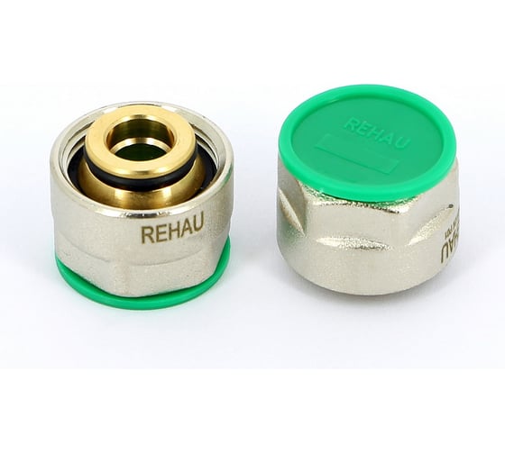 Комплект соединителей для труб Rehau 2 шт. В 3/4х20 2,9 ЕК обжимные 266462