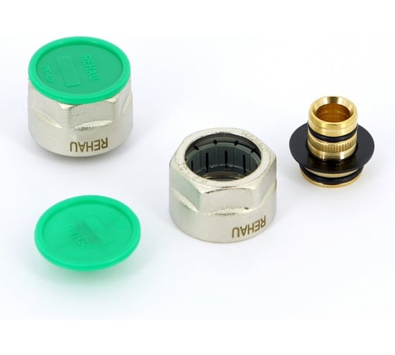Комплект соединителей для труб Rehau 2 шт. В 3/4х20 2,9 ЕК обжимные 266462