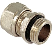 Муфта Tiemme обжим, Н 20х1/2, никелированная, O ring 1600072
