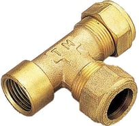 Тройник Tiemme обжим, В 22х22х1/2 1000022