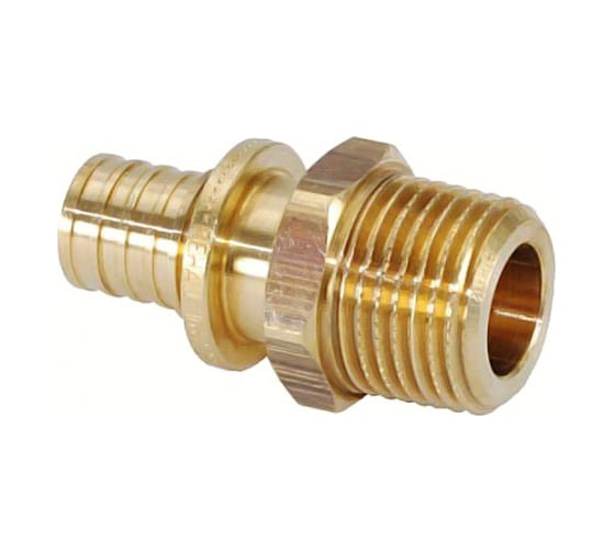 Переходник латунный Rehau с наружной резьбой 50х4,6-R1 1/2" 11691431001
