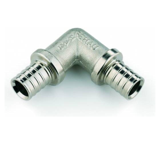 Угол Rehau 17 RAUTHERM S оцинкованный, латунь, надвижной 258897
