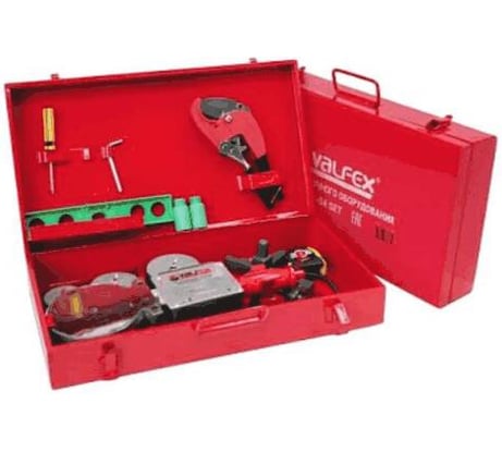 Сварочный аппарат для PP-R труб VALFEX Дн20-63, 1.5кВт, 20-40мм VWM-03 SET 024-0268