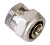 Заглушка Tiemme обжим 20 никелированная 1600102