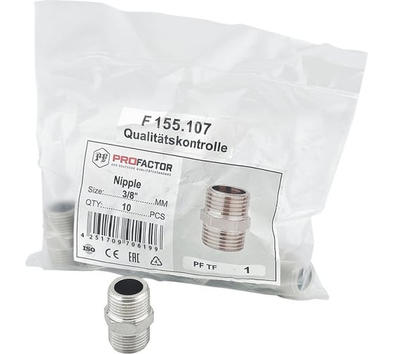 Бочонок никелированный PROFACTOR 3/8" PF TF 1