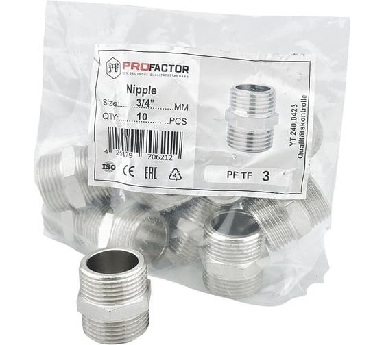 Бочонок никелированный PROFACTOR 3/4" PF TF 3