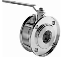 Шаровой кран LD сталь Стриж Ду 40 Ру16 межфланцевый полнопроходной оцинкован L 67мм 040.016.02.Zn 007-8450