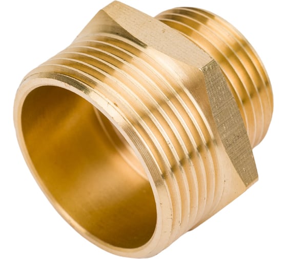 Ниппель Unipump 1"х1 1/4" НР, латунь 35762