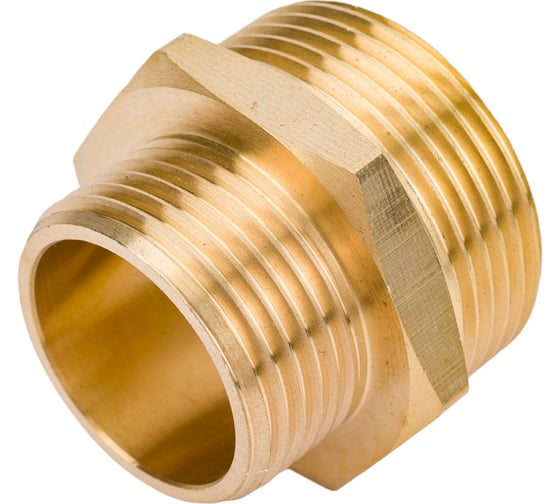 Ниппель Unipump 1"х1 1/4" НР, латунь 35762