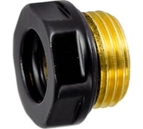 Резьбовое соединение SCHLOSSER 1/2, oring, черное 603000068 Ral 9005