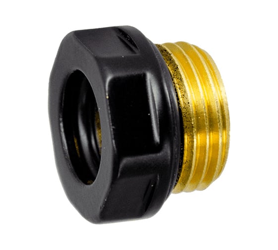 Резьбовое соединение SCHLOSSER 1/2, oring, черное 603000068 Ral 9005 1