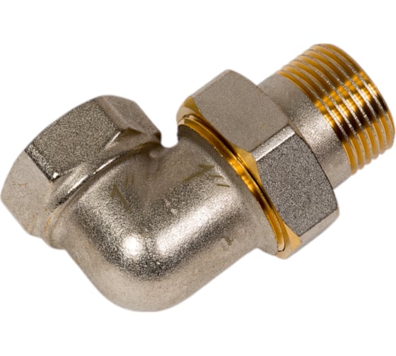 Фитинг угловой с накидной гайкой KROMWELL 1" ВР-НР EU.ST3038055 1