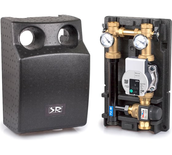 Группа быстрого монтажа SR Rubinetterie THERMOFIX 1", с термостатическим смесителем и насосом Wilo YO 1010-2500W000