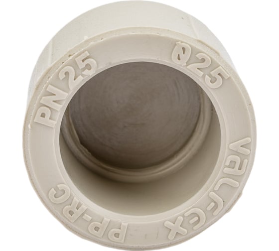 Заглушка-пробка VALFEX PP-R, серая, Дн25 10162025Г 127-0316